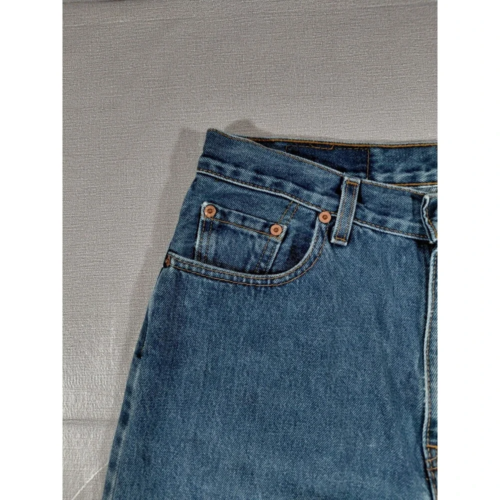 Levi's 560 Loose Fit Straight Leg Jeans Women's 10 Reg S Dark‎ Wash Denim